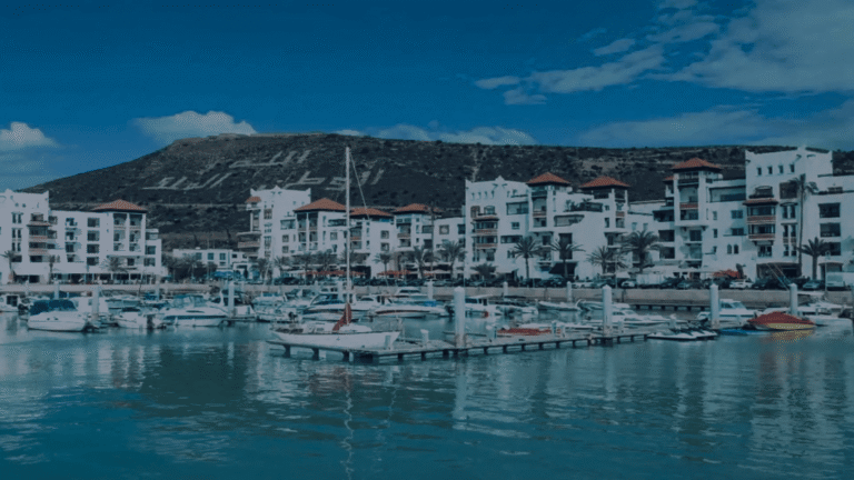 Agadir marina view